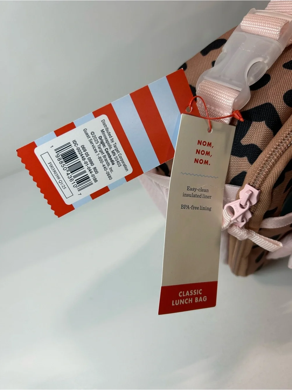 NEW Cat & Jack Leopard Print Lunch Bag and Bento Box